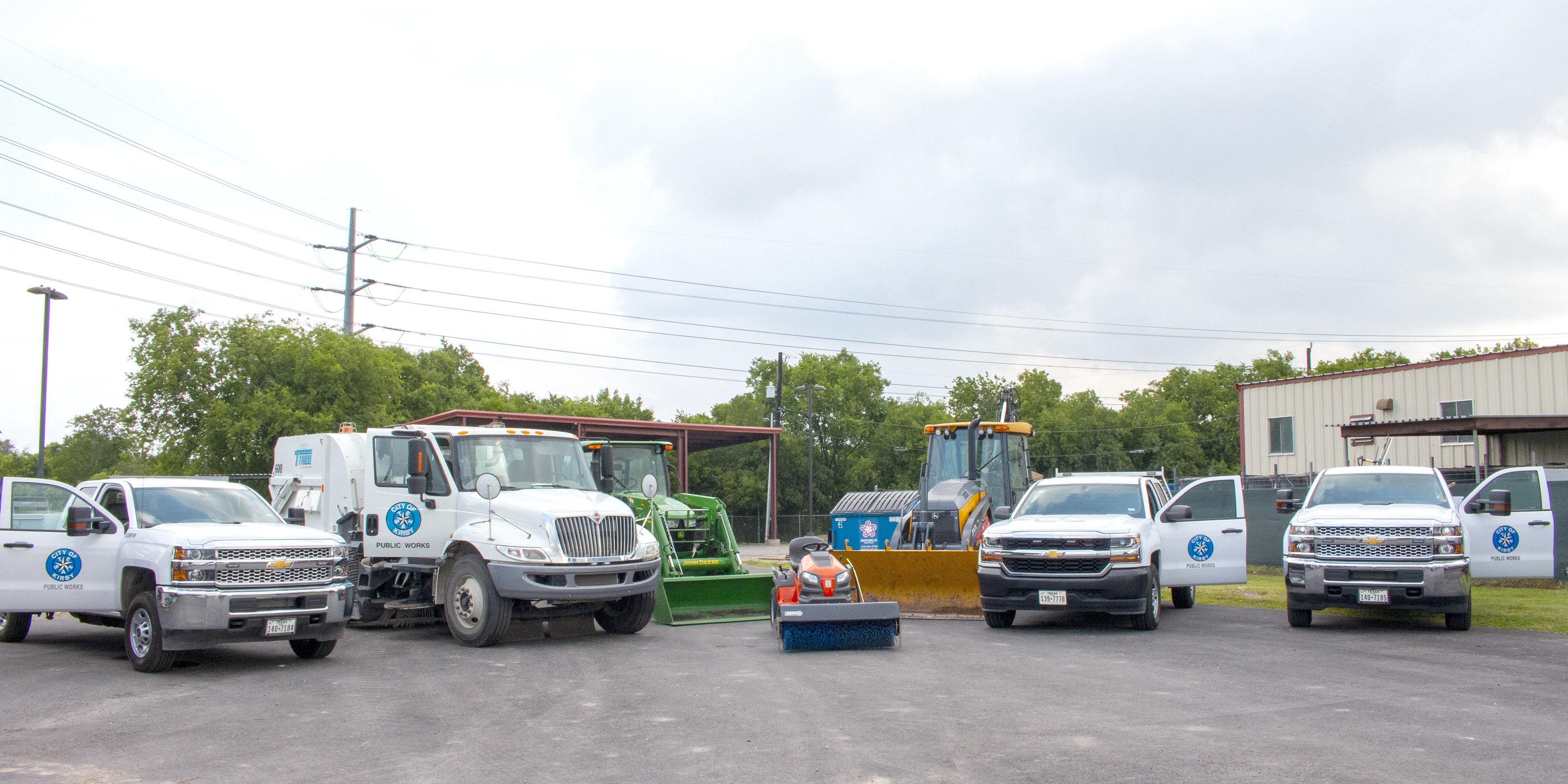 Kirby, TX public works vehicles